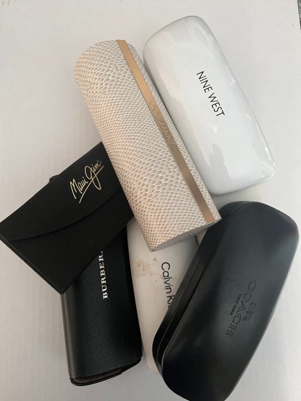 BURBERRY COACH JIMMY CHOO CALVIN KLEIN MARC JACOBS Assorted Sunglasses Cases
